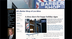 Desktop Screenshot of losaltosbarbershop.com