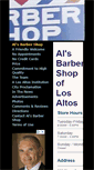 Mobile Screenshot of losaltosbarbershop.com